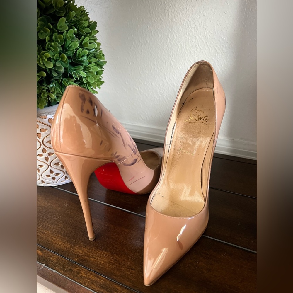 👠 AUTHENTIC Christian Louboutin So Kate 120 Patent Leather Pumps 👠 SZ 37